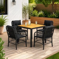 Elevate Your Outdoor Space with This 5-Piece Dining Set