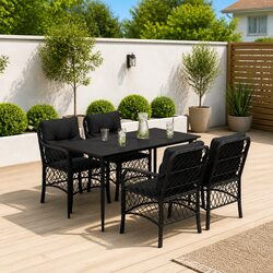 Transform Your Patio with This 5-Piece Garden Dining Set