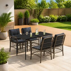 Enhance Your Outdoor Space with a 5 Piece Dining Set