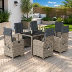 Transform Your Outdoor Space with This 7 Piece Dining Set