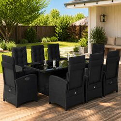 Enhance Your Outdoor Space: 9 Piece Dining Set