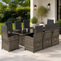 Enhance Your Outdoor Space with a 9 Piece Dining Set