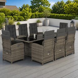 Elevate Your Outdoor Space with Our 9-Piece Dining Set