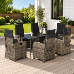 Transform Your Outdoor Space with 7-Piece Garden Dining Set