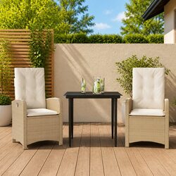 Enhance Your Outdoor Space with This 3 Piece Dining Set