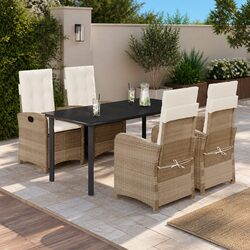 Enhance Your Outdoor Living with a 5 Piece Garden Dining Set