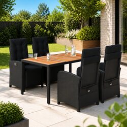Outdoor 5-Piece Dining Set for a Stylish Garden Space