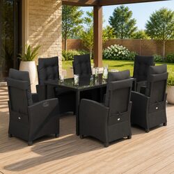 Elevate Your Outdoor Space with a Stylish 7-Piece Dining Set