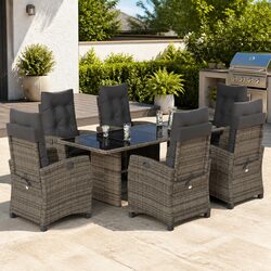 Elevate Your Outdoor Space with This 7-Piece Dining Set