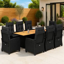 Enhance Your Outdoor Space with This 9 Piece Dining Set