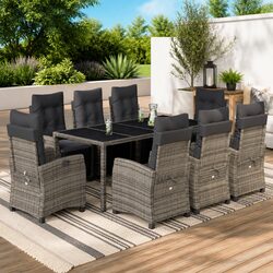 Elevate Your Outdoor Space with This 9 Piece Dining Set