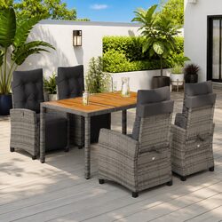 5-Piece Garden Dining Set for Relaxation and Fun