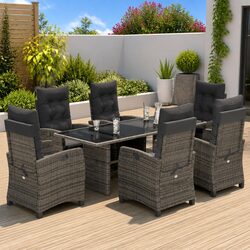 Elevate Your Outdoor Experience with This 7 Piece Dining Set