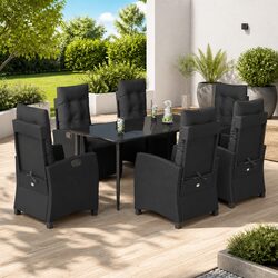 Enhance Your Outdoor Experience with This 7-Piece Dining Set