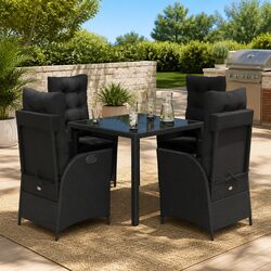 Outdoor Dining Set: 5 Pieces of Stylish Comfort for Your Garden
