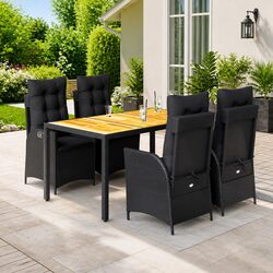 Enhance Your Outdoor Space with This 5 Piece Dining Set