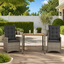 Stylish Grey Garden Dining Set – Perfect for Outdoor Living