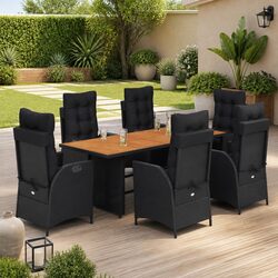 Enhance Your Outdoor Space with 7 Piece Dining Set