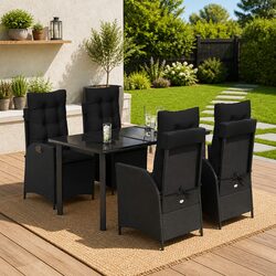 Elevate Your Outdoors with 5 Piece Dining Set