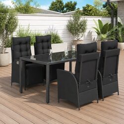 Enhance Your Patio with This 5-Piece Garden Dining Set
