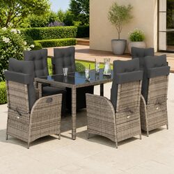 Transform Your Outdoor Space with This 7 Piece Dining Set