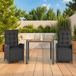Elevate Your Outdoor Space with Black Dining Set