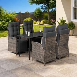 Enhance Your Outdoor Space with This 5-Piece Dining Set