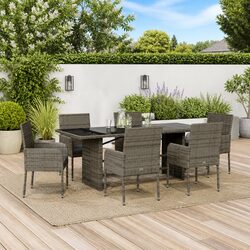 Transform Your Outdoor Space with This 7 Piece Dining Set