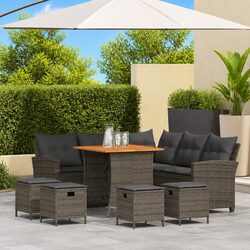 Transform Your Outdoor Area with L-Shaped Garden Sofa