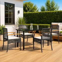 Elevate Your Outdoor Space with 5 Piece Dining Set
