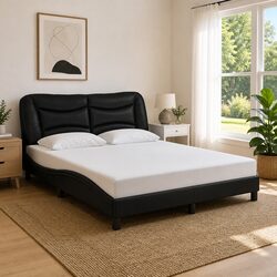 Enhance Your Bedroom with LED Bed Frame and Faux Leather