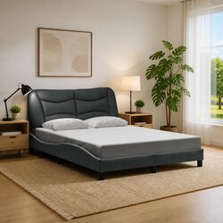 Elevate Your Bedroom with this LED-Equipped Bed Frame