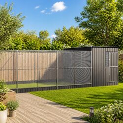 Enhance Your Home with a Spacious Silver Bird Aviary
