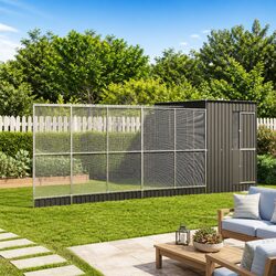 Spacious Large Steel Aviary with Extension for Bird Enjoyment