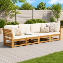 Enhance Your Outdoor Space with a 4-Piece Lounge Set