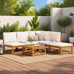 Enhance Your Outdoor Space with this 6 Piece Lounge Set