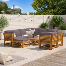 10-Piece Modular Outdoor Lounge Set for Your Patio