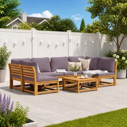 Enhance Your Outdoor Area with a 7 Piece Lounge Set