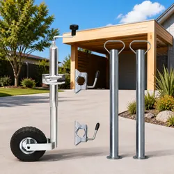 48mm Jockey Wheel Assembly for Enhanced Trailer Use