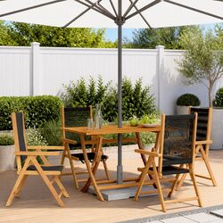Elevate Your Outdoor Space with Black Reclining Chairs Set