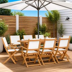 Enhance Your Outdoor Space with 8 Folding Chairs