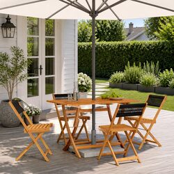 Enhance Your Outdoor Space with 4 Folding Chairs