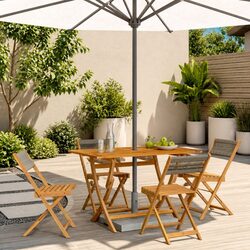 Enhance Your Outdoor Space with 4 Folding Garden Chairs