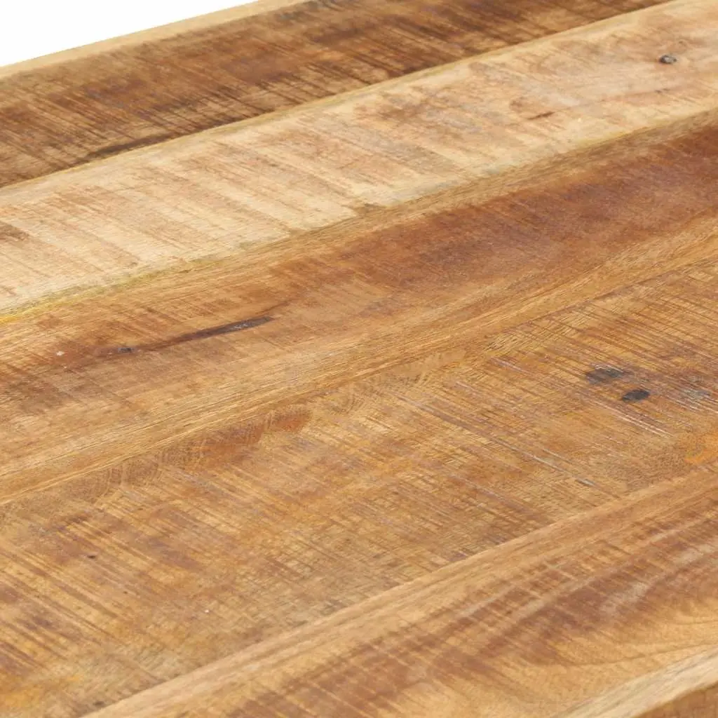 Dining Table 180x90x75 cm Solid Mango Wood Industrial Style Brown