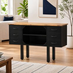 Enhance Your Space with a 110x30x65 cm Industrial Sideboard