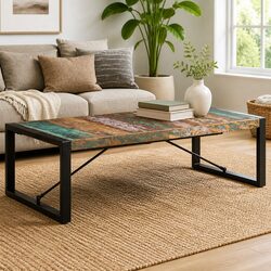 Enhance Your Living Space with This Industrial Coffee Table