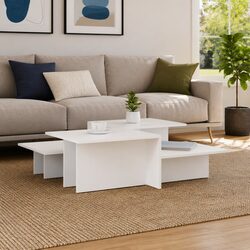 Elevate Your Living Space with This Coffee Table Set