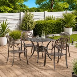 Elevate Your Outdoor Space with 5 Piece Garden Dining Set