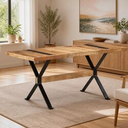 Industrial Style Dining Table for Modern Spaces