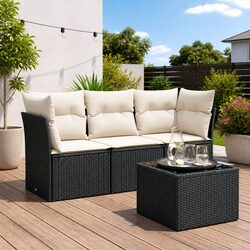 Transform Your Outdoor Space with This 4 Piece Sofa Set